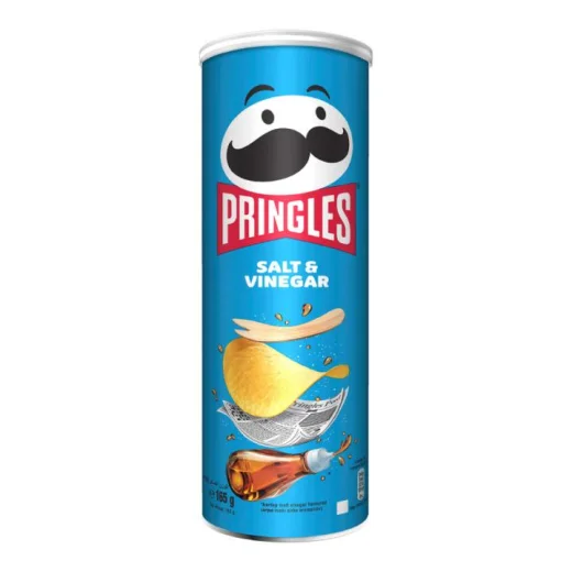 Pringles Salt & Vinegar Chips 165g