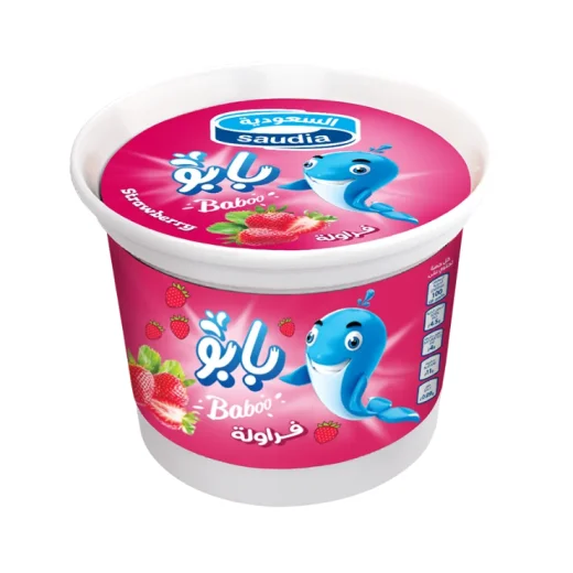 Saudia Babo Strawberry Ice Cream Cup