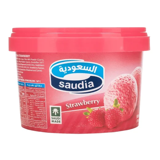 Saudia Strawberry Ice cream 500ml