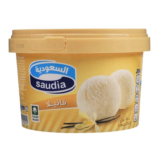 Saudia Vanilla Ice cream 500ml