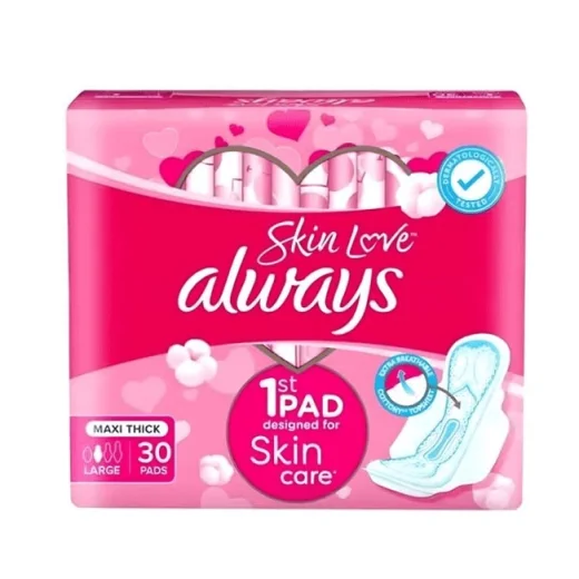 Always 30 Maxi Thick Pads Wings
