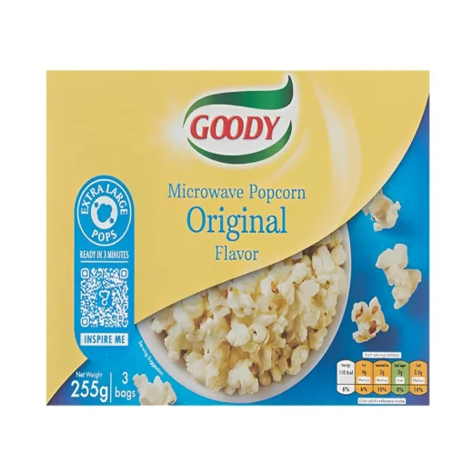 Goody Microwave Pop Corn Original Flavour 255g
