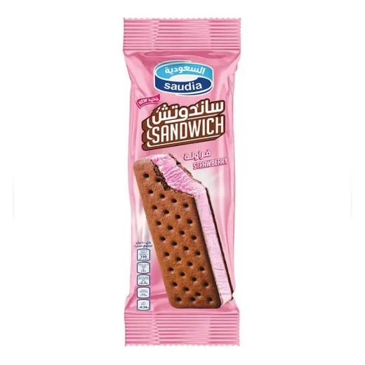 Saudia Strawberry Sandwitch Ice Cream